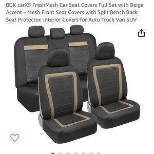 Brand new full seat fabric seat covers